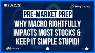 5/6/22 Pre-Market Prep: Why Macro RIGHTFULLY Impacts MOST Stocks & Keep It Simple Stupid!