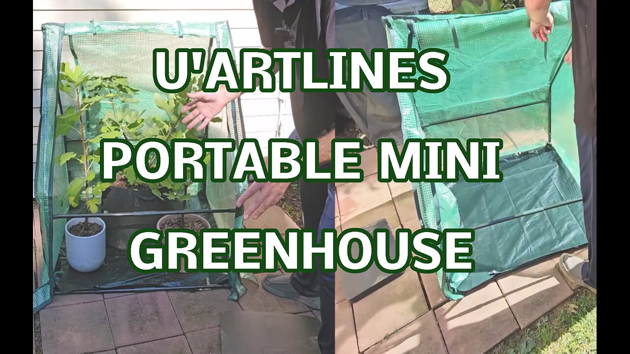 U'Artlines Portable Mini Greenhouse, Indoor Outdoor, Love it