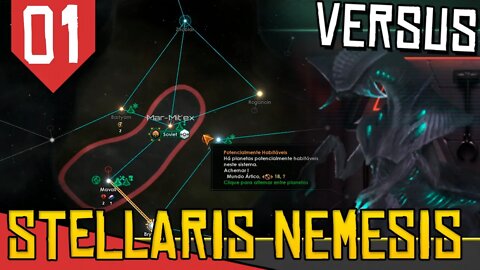 SPOILER DO FINAL NA DESCRIÇÃO Virando A FOME em MULTI - Stellaris Nemesis vs Arkantos #01 [PT-BR]