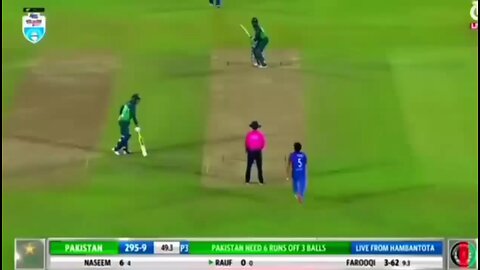 Pak vs afg thrilling last over