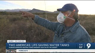 Two Americas: Humane Borders' water tanks preventing more desert deaths