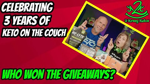 Who won the Keto on the Couch giveaways?