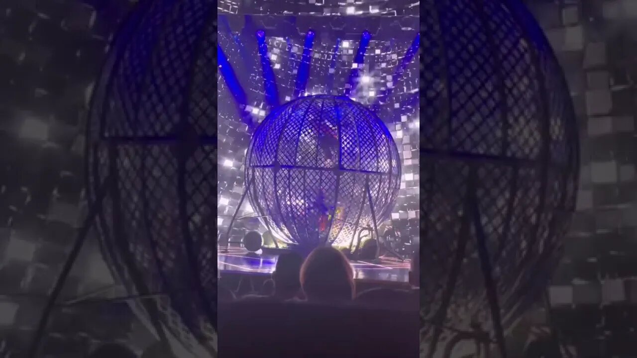 Motorcycles Exhibition inside the ball