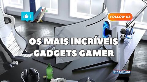 Gadgets incríveis pra quem é do universo Gamer_Segue aí.