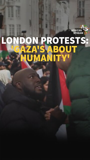 LONDON PROTESTS: ‘GAZA IS HOSTAGE’