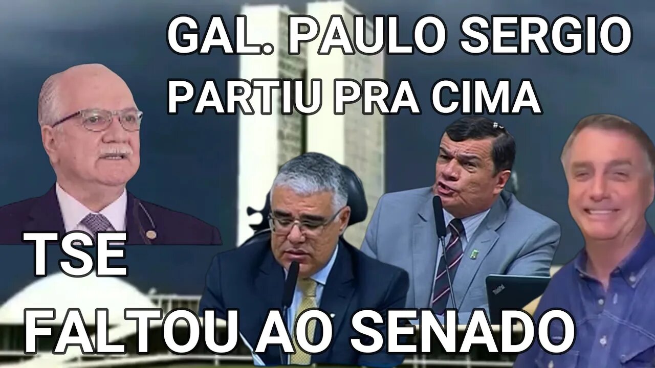 GAL. PAULO SERGIO REXARSOU O TERMO "ATAQUE A DEMOCRACIA", AS FORÇAS ARMADAS ESTÁ É DEFENDENDO.