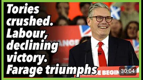 Tories crushed Labour, declining victory Farage triumphs PREVOD SR
