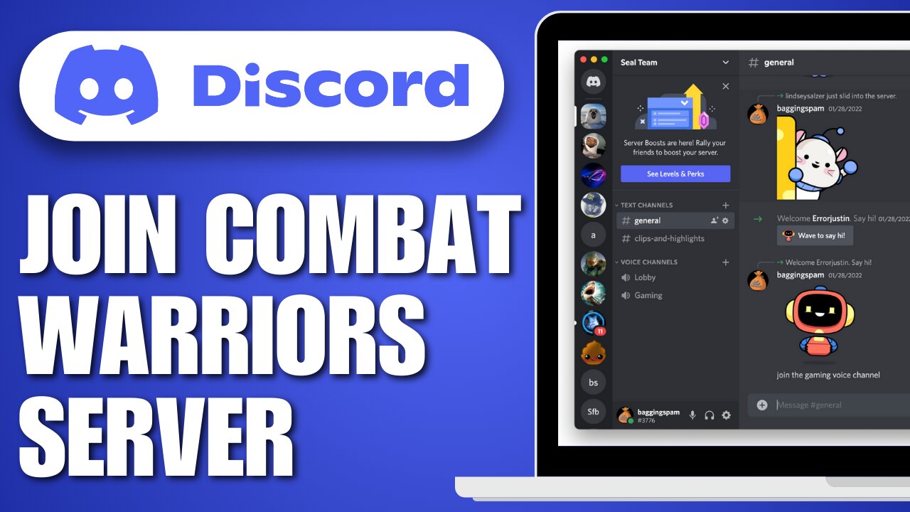 How To Join Combat Warriors Discord Server