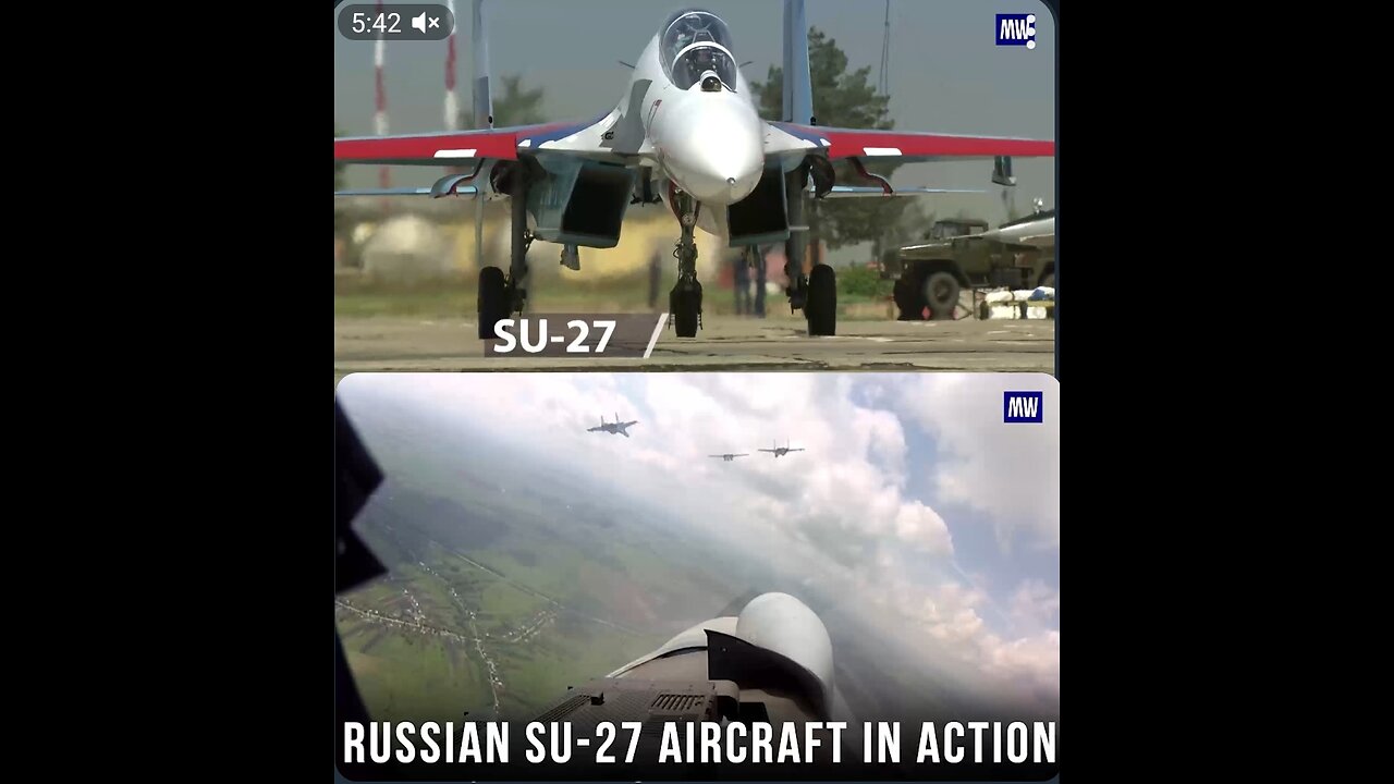 On board a SU-27 during an aerobatics training mission