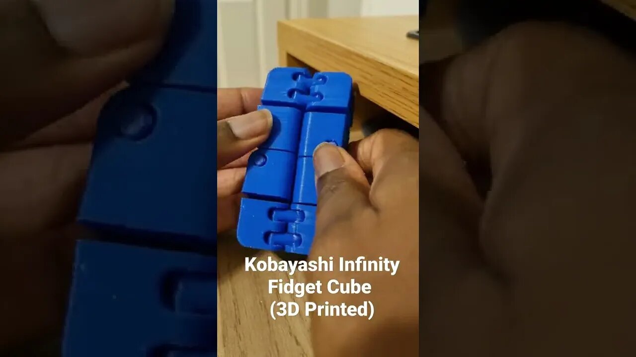 3D Printed kobayashi Infinity Fidget Cube #Infinitycube #fidgetcube #kobayashicube