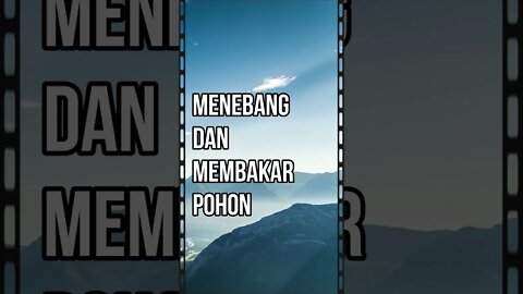 Boleh menebang dan membakar pohon pohon milik kaum kafir