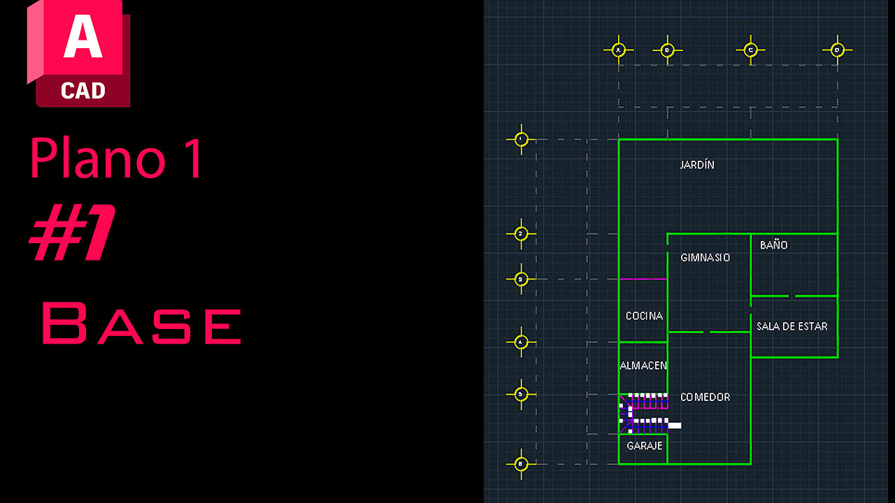 Construccion de casa en AutoCAD (Parte 1.1) #autocad #arquitectura #cad #autocaddrawing