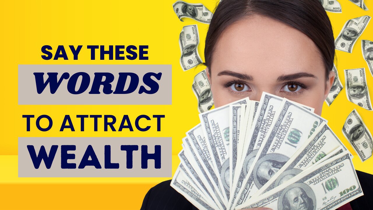 SAY THESE WORDS TO ATTRACT WEALTH #lifegoals #savemoney #wealth