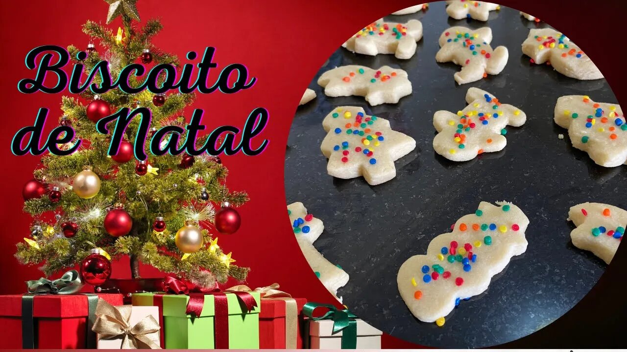 COMO FAZER BISCOITO DE NATAL | RECEITA | #biscoitodenatal