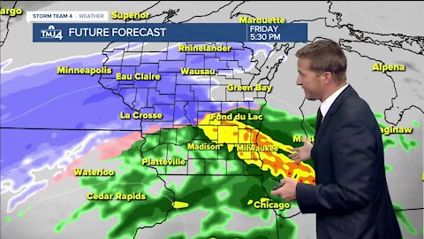 Instead of snow, rain is on the way Friday evening