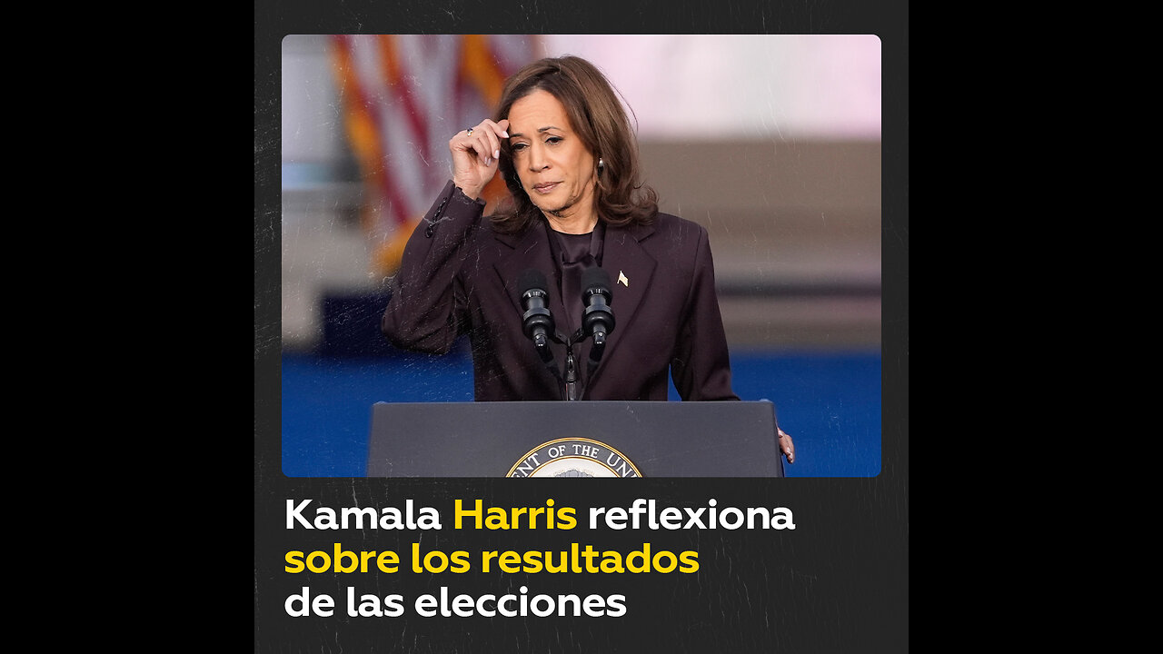 Harris: “El resultado de estas elecciones no es lo que esperábamos”