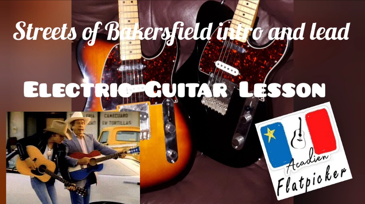 Electric Guitar Lesson - Streets of Bakersfield