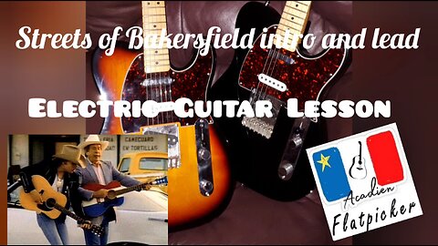 Electric Guitar Lesson - Streets of Bakersfield