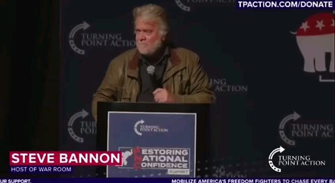 Bannon mic drop