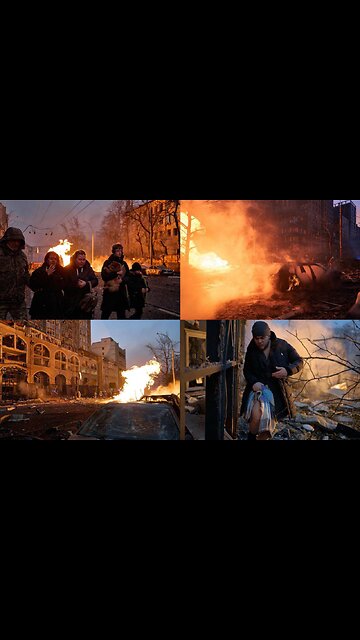 RUSSIA MISSILE STRIKE🇷🇺🚀💥🏬📸TARGETS CENTRAL KYIV IN UKRAINE🇺🇦💥🏢💥🌆🔥💫