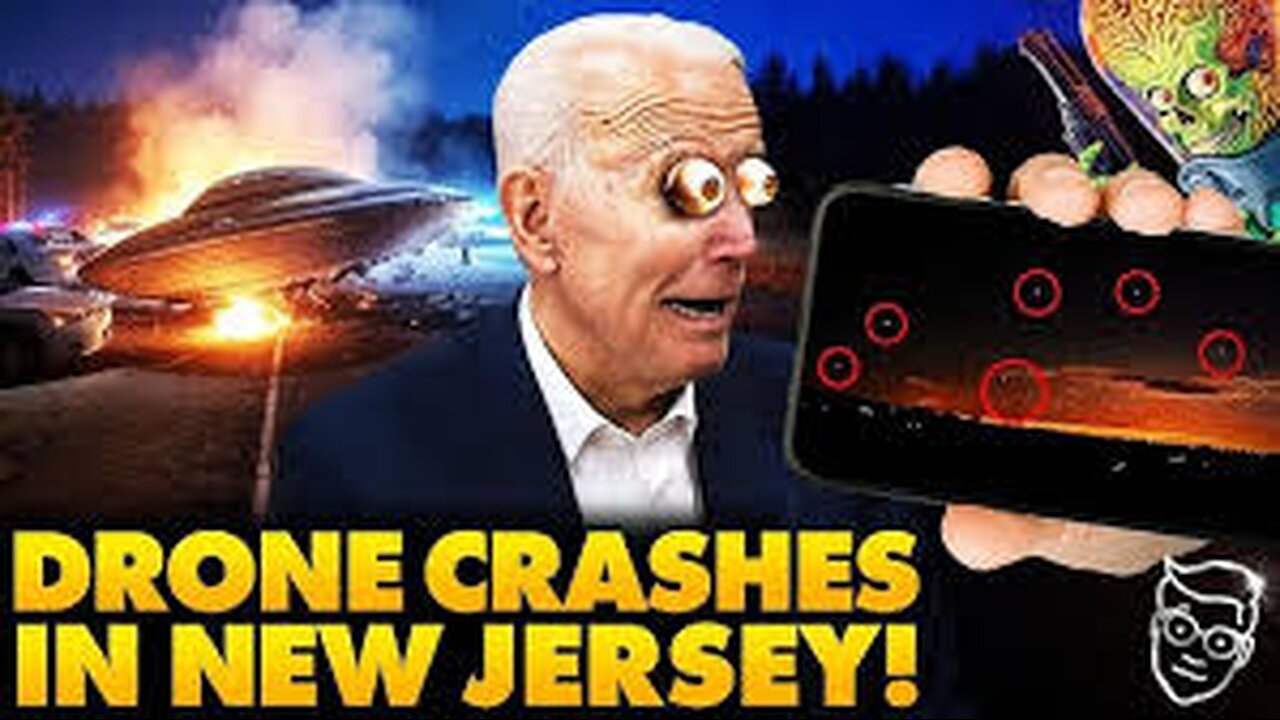 Crashed drone in New Jersey