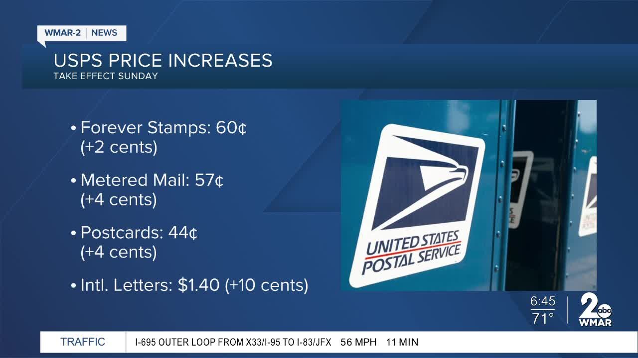 Price of forever stamp increases Sunday, July 10, 2022