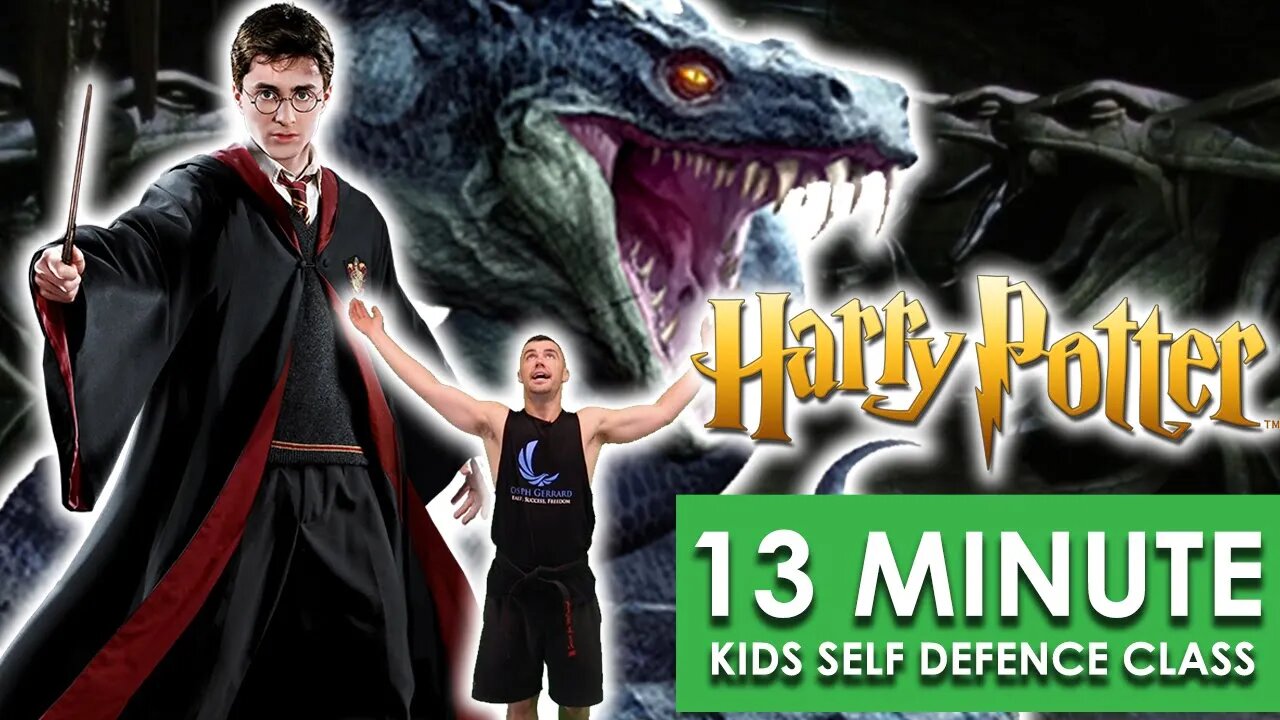 HARRY POTTER - SELF DEFENCE CLASS for KIDS, CHAMBER OF SECRETS, Fight The Basalisk, HELP HARRY WIN!