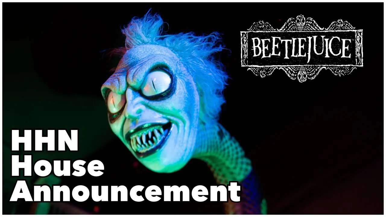 Halloween Horror Nights House Announcement - Beetlejuice HHN 30 Trailer