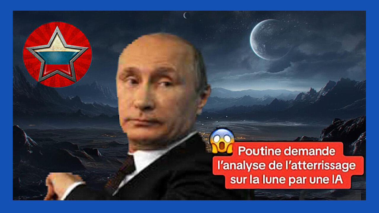 L'Intelligence Artificielle de Google conclut devant V. Poutine, que la vidéo de la mission Apollo sur la lune est un "Fake" !