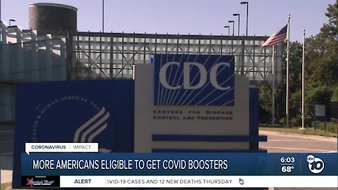 More Americans eligible to get COVID-19 boosters