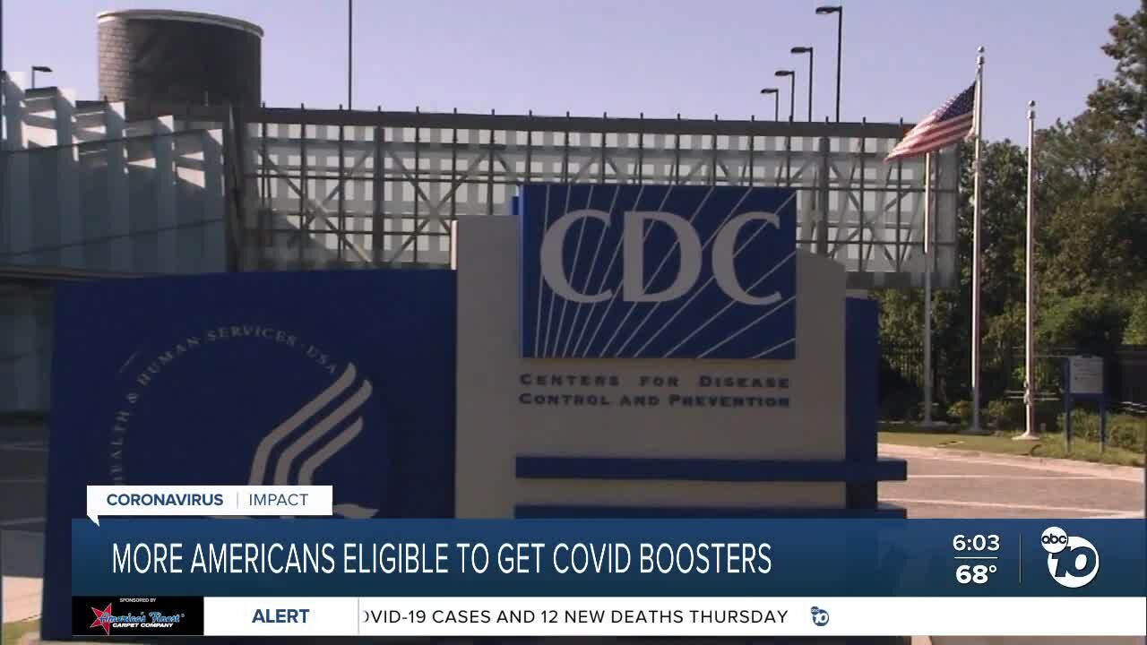 More Americans eligible to get COVID-19 boosters