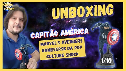 UNBOXING: Estátua Capitão America 1/10 - Marvels Avengers Gameverse - Pop Culture Shock