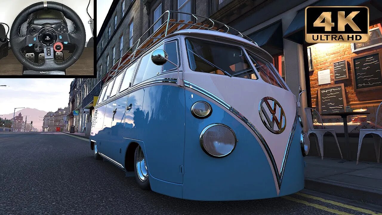 Fastest Volkswagen T1 | Forza Horizon 4 | Logitech G29 Gameplay "4K"