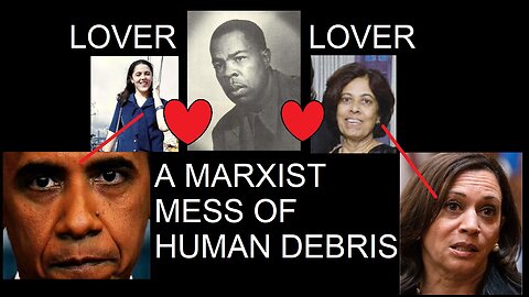 Kamala's mom and Obama's mom banged the same Marxist pornographer Frank Marshall Davis