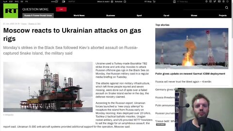 Ukraine attacked Russian offshore gas rigs out of spite for failing to retake Snake Island