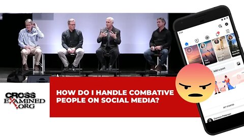 How do I handle combative people on social media?