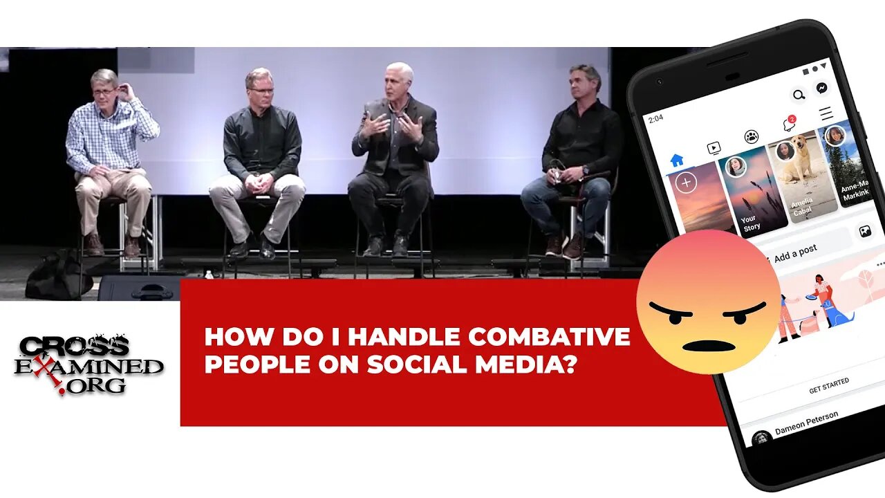 How do I handle combative people on social media?