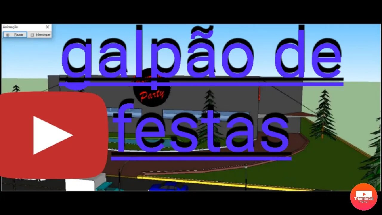 salão de festas moderno construtor virtual ph