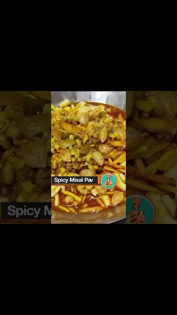 Spicy Misal Pav | झणझणीत मिसळ पाव #Shorts #YTShorts #Recipe #FreshSimpleRecipe #Tasty