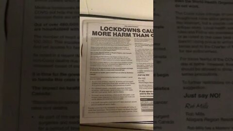 LOCKDOWNS ARE DOING MORE HARM THEN GOOD. #NoMoreLockdowns