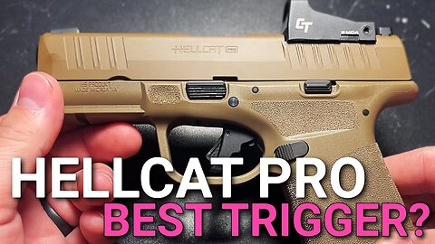 Springfield Hellcat Pro Upgrades: Apex Trigger, Slide release, takedown lever