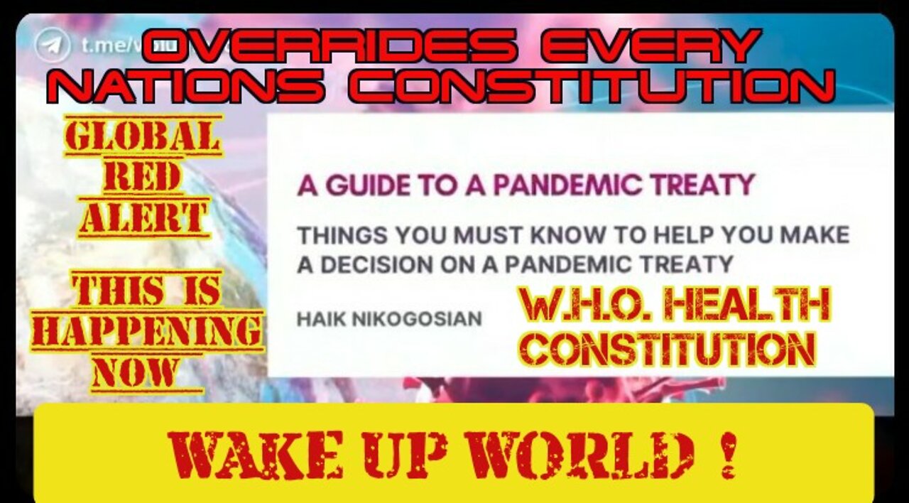 V919. 🚨Takes Precedence Over Country Constitutions