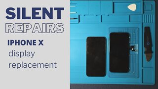 Apple Iphone X, screen display, replacement repair
