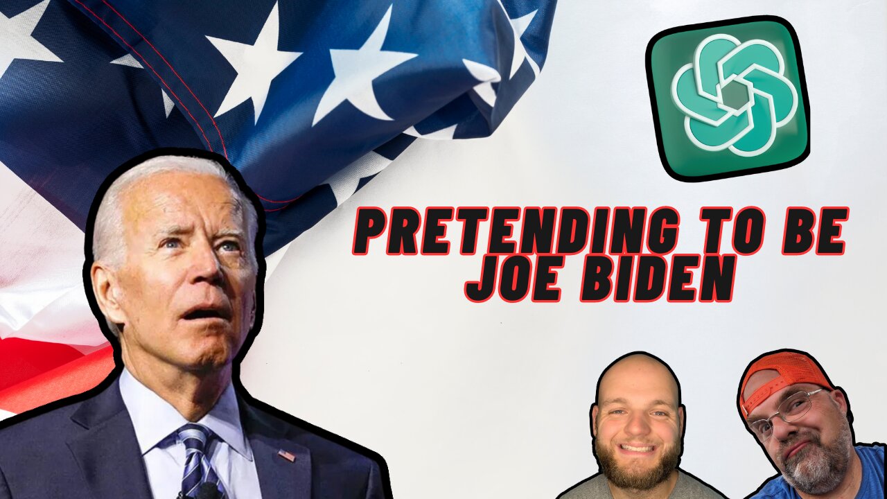 Pretending To Be Joe Biden | ChatGPT Makes Us Belly Laugh