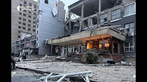 🤬 Russia struck Zaporizhzhia, a private clinic was destroyed, and nearby