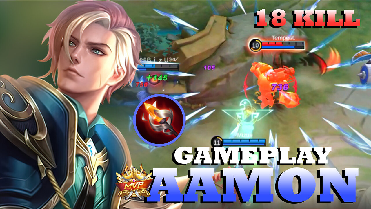 Aamon gameplay !! mobile legends !! build top 1 global aamon