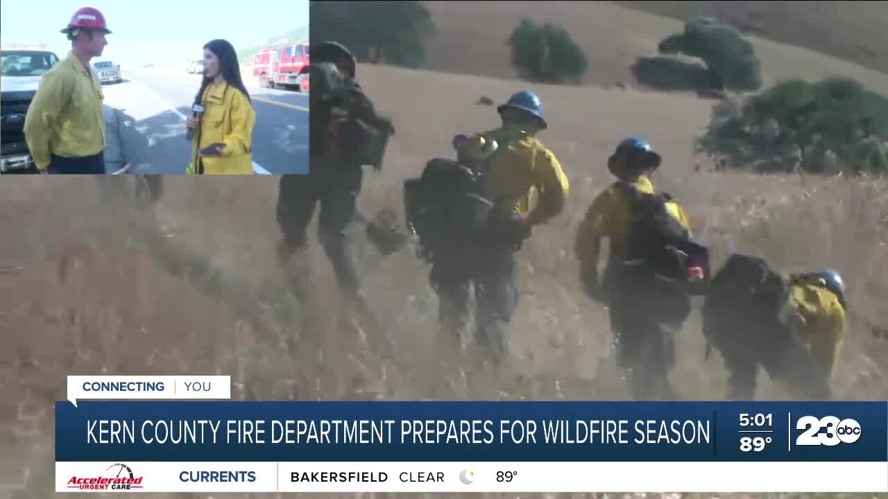 Kern county fire department prepares for wildfire season