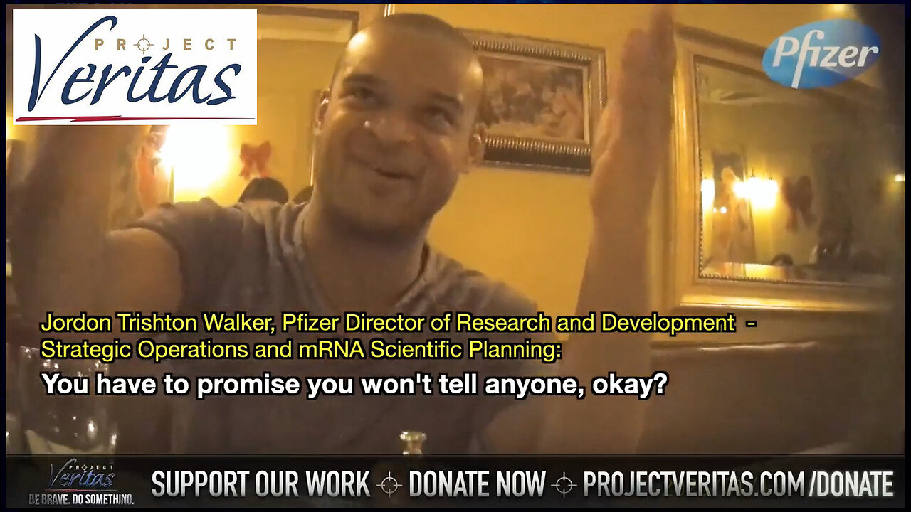 WOW: Pfizer Director CAUGHT On Project Veritas Hidden Camera Talks About Their TERRIFYING Plans