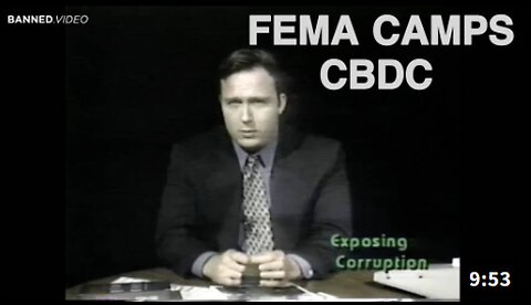 Alex Jones Exposed Biometric Digital Currencies & FEMA (Covid) Camps a Quarter Century Ago