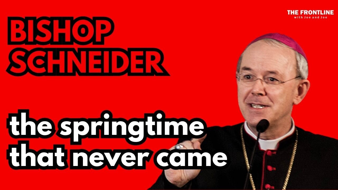 INTERVIEW: Bishop Schneider: The Springtime That Never Came - Joe & Joe